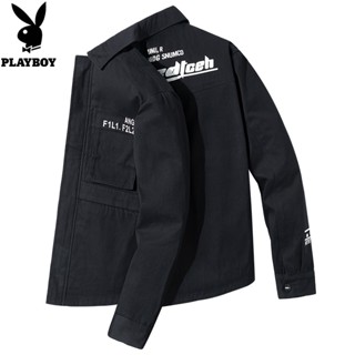 Playboy Jacket Mens Korean Version of The Trend of Work Casual Lapel Jacket Men