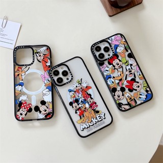 Casetifg เคสโทรศัพท์มือถือ ซิลิโคน TPU แข็ง กันกระแทก ลาย Disney Mickey Good Friends พร้อมกล่อง คุณภาพสูง สําหรับ iPhone 14 Plus 11 12 13 14 Pro Max