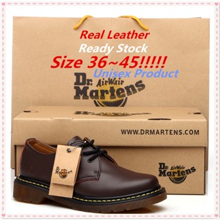 DR MARTENS {sw230210} รองเท้าบูทมาร์ติน รองเท้าหนัง กันน้ํา สีน้ําตาล สําหรับผู้ชาย