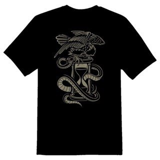 Nice Fashion Hourglass Eagle And Snake Tshirt Graphics High Quality Printed T-Shirt Gift_02