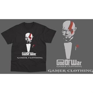 Striped god of war Fashion T-Shirt Mens_02