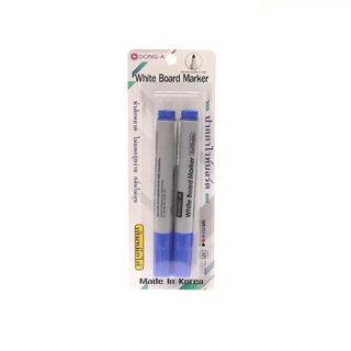 HOMEHAP DONG-A ปากกาไวท์บอร์ด หมึกน้ำเงิน รุ่น WR151-38-2 (แพ็ค 2) ปากกา