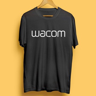 เสื้อยืดผู้ชาย เสื้อยืด ผ้าฝ้าย พิมพ์ลาย Wacom Design Illustrator แบบพรีเมี่ยม เลือกลายได้