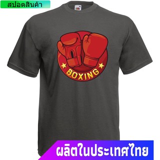 ข้อเสนอพิเศษ มวย Lepni.me Mens T-Shirt Boxing - MMA, Kickboxing, Box Gloves teeคอกลม แฟชั่น  ผ้าฝ้ายแท้ เสื้อยืด cotton1