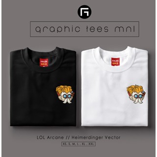 Graphic Tees MNL League of Legends LOL Arcane 409 Heimerdinger Vector Customized Shirt Unisex TShirt_01