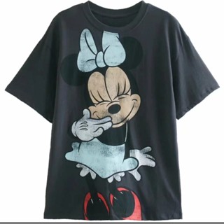 Minnieon Womens T-Shirts / Womens Za ra Sketch Shirts / Disney Za ra ra Shirts / mickey ballon / Womens Zaxra Sh_03