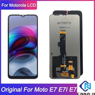 หน้าจอสัมผัส LCD สําหรับ Motorola Moto E7 LCD E7 Power E7I Moto E7