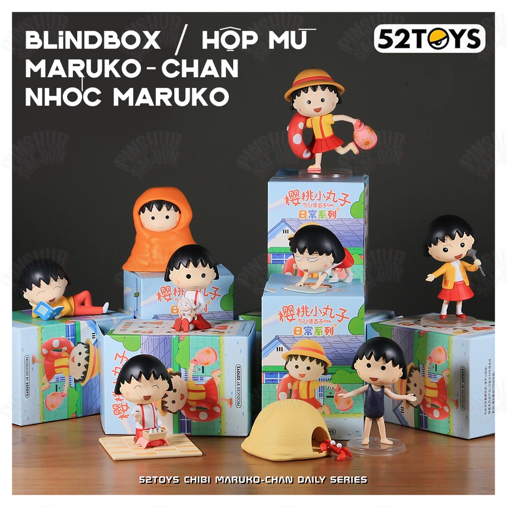 [BLINDBOX] Random MARUKO CHAN BLIND BOX 52TOYS MARUKO CHILD DAILY SERIES PINSHUB