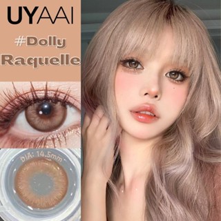 Uyaai คอนแทคเลนส์ สีน้ําตาล 14.5 มม. สําหรับบ้านตุ๊กตา 2 ชิ้น ต่อคู่