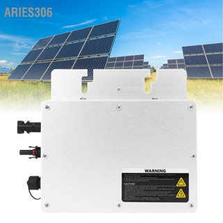 Aries306 Solar Grid Tie Micro Inverter อลูมิเนียมอัลลอยด์ IP65 กันน้ำ สำหรับแผงพลังงานแสงอาทิตย์ EU Plug 230V