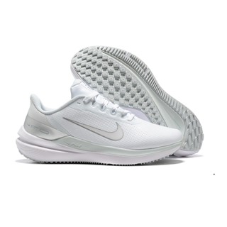 Nike zoom moon landing 9th generation leather running shoes silver 40-45