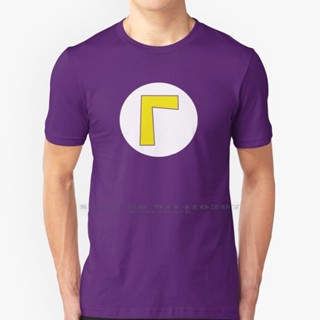 Cotton T-Shirt Waluigi Logo L T Shirt T Shirt 100% Pure Waluigi Super Bros Nintendo Videogames Nintendo Switch Geek_12