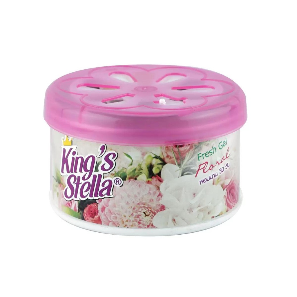 HOMEHAP KING'S STELLA เจลปรับอากาศ 70 กรัม กลิ่นฟลอรัล  น้ำหอม น้ำหอมปรับอากาศ น้ำหอมดับกลิ่น