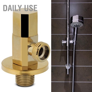 Daily Use ห้องน้ำทองเหลืองวาล์วหยุดมุมทองวาล์วควบคุมน้ำ Faucet Angle Valve