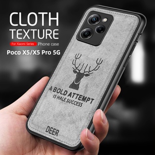 เคสโทรศัพท์ซิลิโคน TPU แบบนิ่ม ลายกวาง กันกระแทก สําหรับ Xiaomi Poco X5 Pro 5G Poco X5 X4 X3 Pro NFC X4GT X5Pro 5G