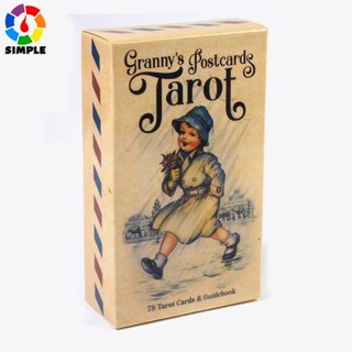 Grannys Postcards Tarot Cards Oracles Deck Mysterious Divination Cards Game Board Game