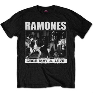 เสื้อยืด พิมพ์ลายกราฟฟิค Ramones Cbgb 1978 สไตล์วินเทจ เรียบง่าย ของขวัญวันพ่อ สําหรับผู้ชาย