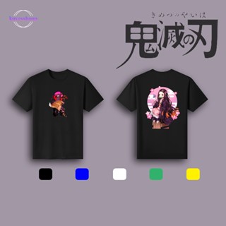 purong bulak[kuyhoop] Anime T-shirt - Ghost Slayer 7 - Mens and Womens Clothing (XS-4XL) Cotton - _08