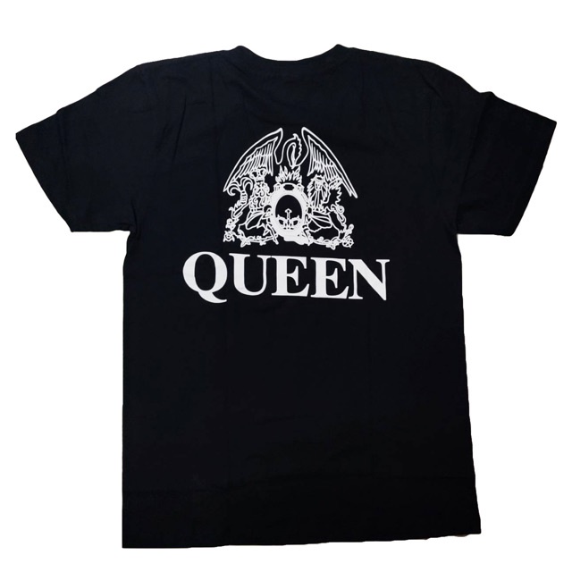 J5ee   ผ้า เสื้อวง Queen T-Shirt Rock เสื้อยืดวงร็อค Queen