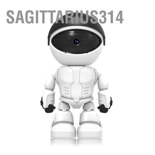  Sagittarius314 หุ่นยนต์รูปร่างไร้สาย WiFi กล้อง 1080P วิดีโอ HD 2 ทางเสียงโทรศัพท์ระยะไกล 355 องศาแนวนอนสำหรับการรักษาความปลอดภัยภายในบ้าน