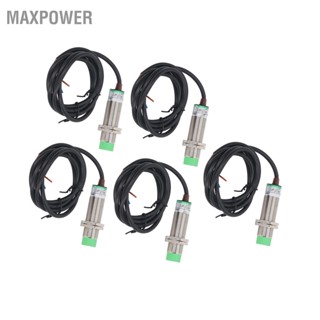 Maxpower 5 ชิ้น พร็อกซิมิตี้เซนเซอร์ NPN สวิตช์ตรวจจับปกติปิด 6-36V DC ชุดอุปกรณ์เสริมชุด