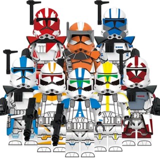 Star ARC 212th Clone Trooper Captain Invert Jet Troop บล็อคตัวต่อฟิกเกอร์ ของเล่นสําหรับเด็ก