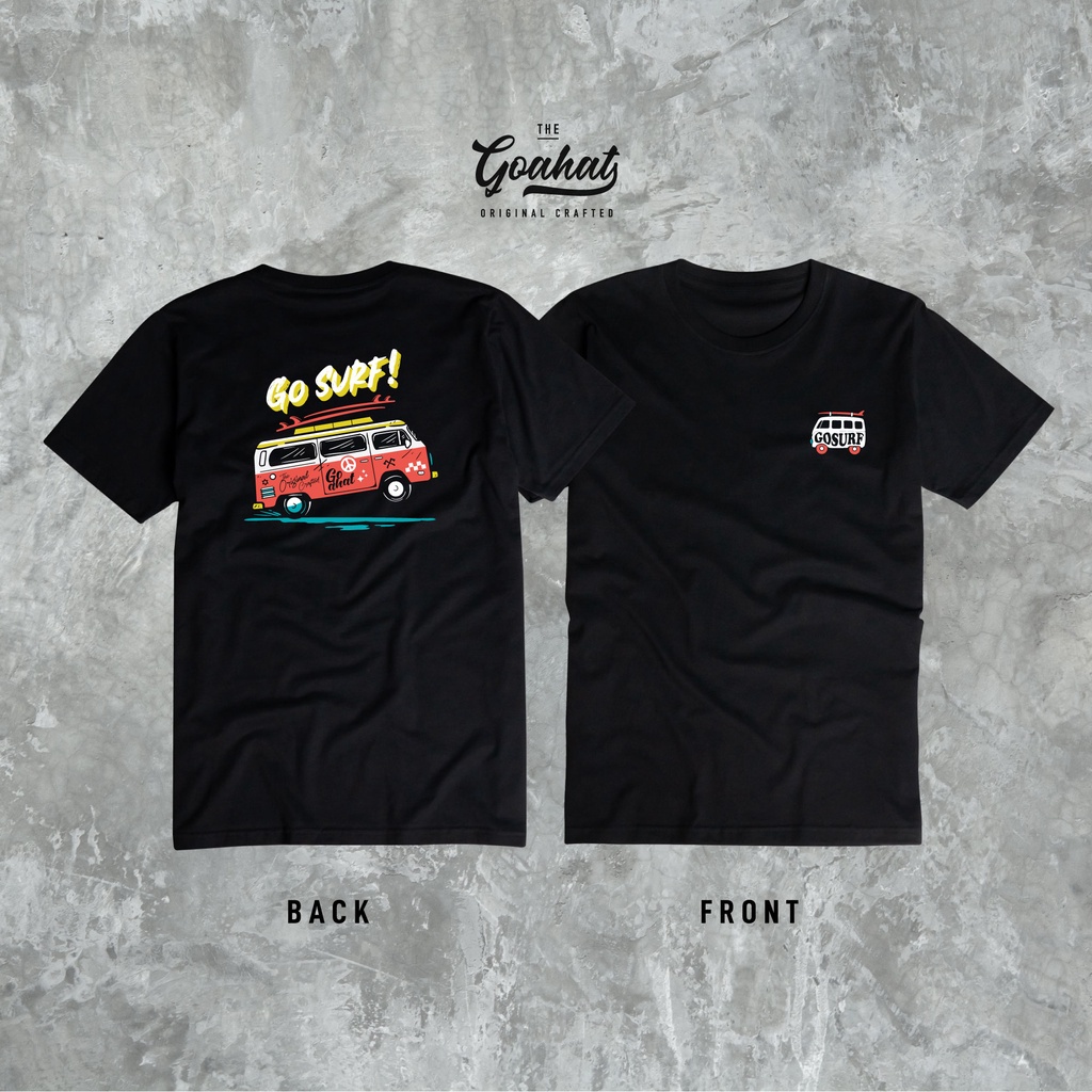 Go Surf เสื้อยืดสกรีน งาน Cotton100 ผ้าหนานุ่ม ทิ้งตัวสวย งานคุณภาพจากแบรนด์ GOAHAT