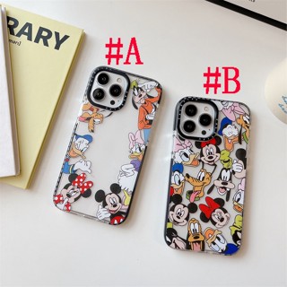 เคสซิลิโคน สำหรับ ไอโฟน Clear Case iPhone 14 Pro Max iPhone 13 Pro Max iPhone 12 Pro Max iPhone 11 Pro Max Cartoon มิกกี้เมาส์ Mickey Mouse &amp; มินนี่เมาส์ Minnie Mouse &amp; โดนัลด์ดั๊ก Donald Duck &amp; เดซี่ดั๊กเดซี่ดั๊ก Daisy Duck Silicone Case