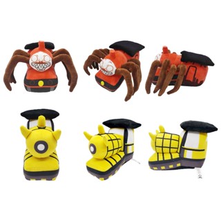 ตุ๊กตาการ์ตูนสยองขวัญ Choo-Choo Charles Spider Stuffed Charles Train ของเล่นสําหรับเด็ก