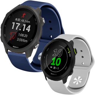 สายนาฬิกาข้อมือซิลิโคน อุปกรณ์เสริม สําหรับ Garmin Forerunner 55 255 245 645 Garmin Forerunner 955 745