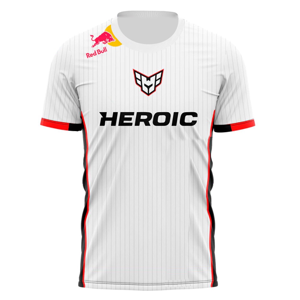 เสื้อทีม HERIOIC ปี 2023 สำหรับเกม CSGO เสื้อยืดสำหรับผู้ชาย
