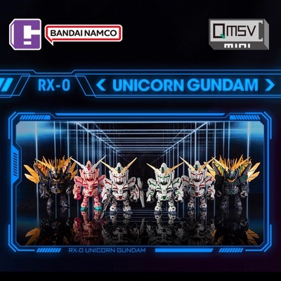 QMSV mini  Unicorn gundam  [D-TOYS GUNDAM] กันดั้ม กันพลา โมเดล แอคชั่นฟิกเกอร์