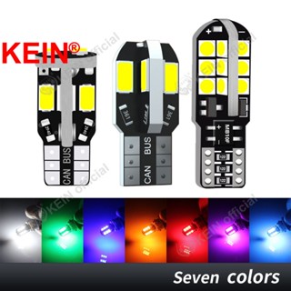 Kein หลอดไฟ Led T10 W5W 194 168 501 24SMD 3030 5630 สําหรับติดป้ายทะเบียนรถยนต์ รถจักรยานยนต์