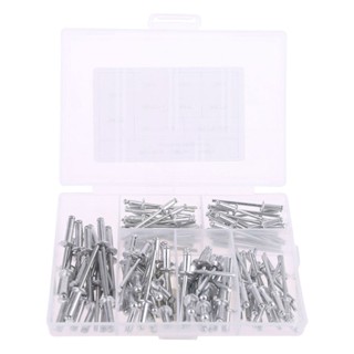 120Pcs/set M3.2*7/9/11 M4*8/10/13 GB12618 Aluminium Blind Rivets Nail Decoration