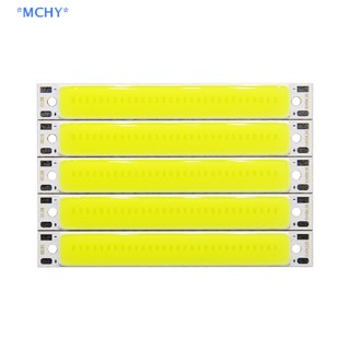 Mchy&gt; ขายดี แถบไฟ LED COB 3V 3.7V DC 60 มม. 8 มม. 3W สีขาว น้ําเงิน แดง สําหรับจักรยาน DIY