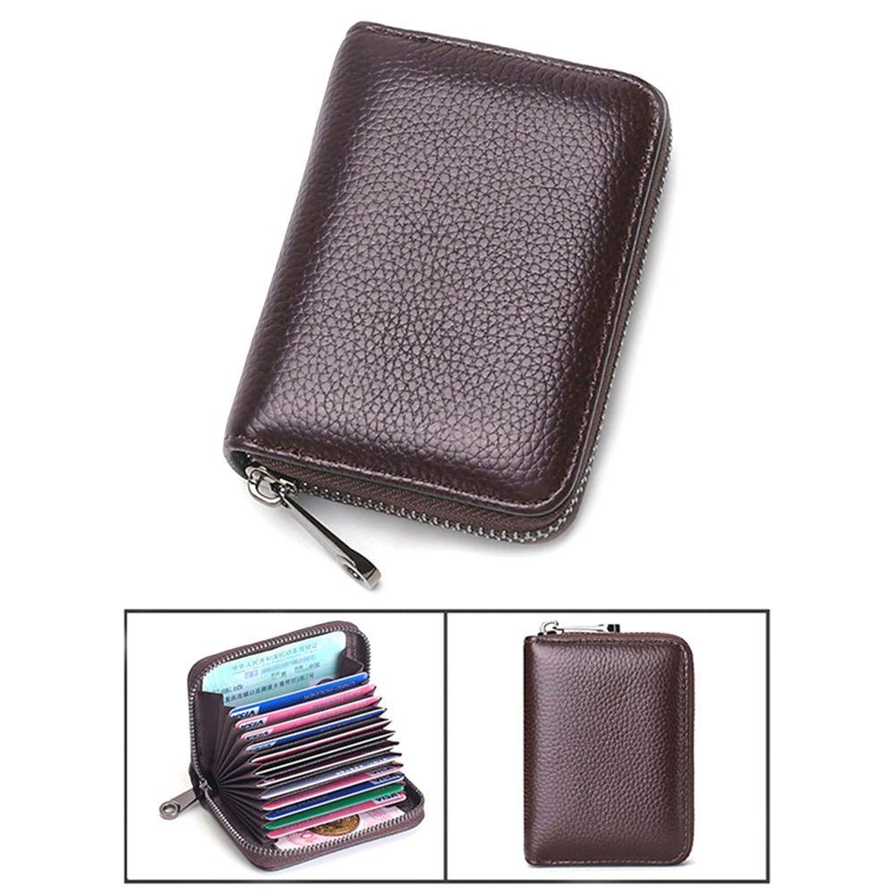 HOBBYIN กระเป๋าใส่บัตรเครดิตแฟชั่น มีซิป 20 ช่อง - รูปที่ 7