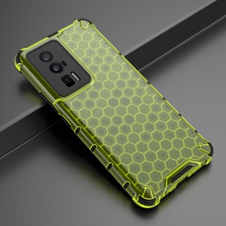 เคสกันกระแทก Poco F5 Pro 5G Armor Case Hybrid Hard PC Soft TPU ฝาหลังใส