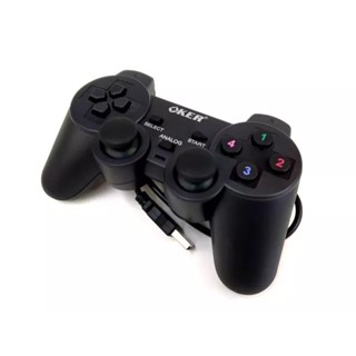 OKER Joystick USB จอยเกมส์ PC เดี่ยวสั่น รุ่น U-706