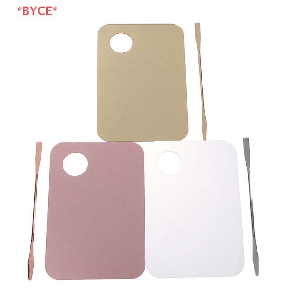 Byce> พาเลทอะคริลิค ไม้พาย เจล รองพื้น อายแชโดว์ ครีมผสม สําหรับตกแต่งเล็บ ใหม่
