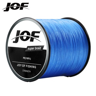 Jof สายเอ็นตกปลา PE แบบถัก 4X 8X 500 ม. 9 สี สําหรับตกปลาน้ําเค็ม 88LB