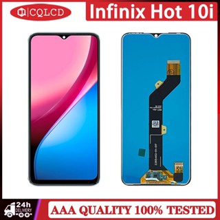 หน้าจอ Infinix Hot 10i X659 X659B PR652B หน้าจอสัมผัสดิจิทัล LCD สําหรับ