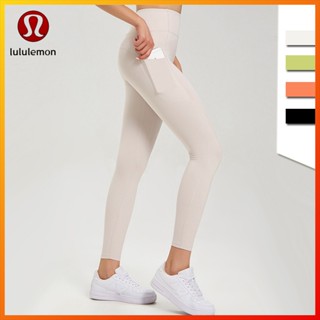 Lululemon ใหม่ กางเกงเลกกิ้งขายาว สําหรับสตรี ผ้าไลคร่า ใส่สบาย เหมาะกับการเล่นโยคะ ฟิตเนส C141