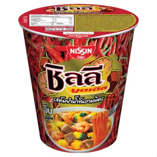 S_นิสชินคัพรสชิลลี่ต้มยำน้ำข้นรวมมิตร77กNISSIN TOMYUM CUP CHILLISHRIMP 77G