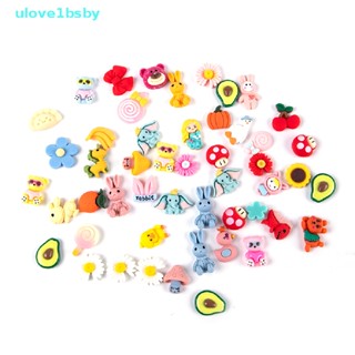 Ulove1bsby เรซิ่น ลายการ์ตูน สําหรับตกแต่งสมุดภาพ 50 ชิ้น