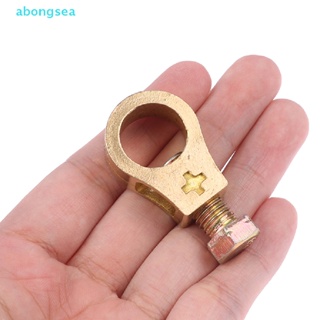 Abongsea แคลมป์ขั้วต่อสายไฟรถยนต์ แบบเร็ว 1 ชุด