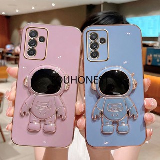 เคส Samsung Galaxy A52 เคส Samsung A13 เคส Samsung A14 เคส Samsung A34 Case Samsung A54 Case Samsung A04 Case Samsung A04E Case Samsung A21S Case Luxury Cute Silicone 3D Astronaut Stand Phone Cover Case โทรศัพท์มือถือ ซิลิโคน ลายนักบินอวกาศ