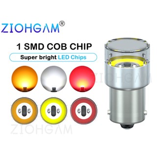 Ziohgam 1157 ไฟเบรก LED 1156 P21W BAY15D P21/5W BA15S DRL LED สําหรับรถจักรยานยนต์