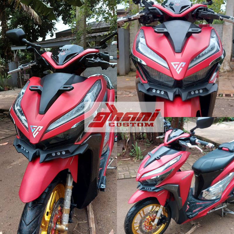Winglet Galaxy4 LED Honda vario click2 2018-2019 โดย Ghanicustom