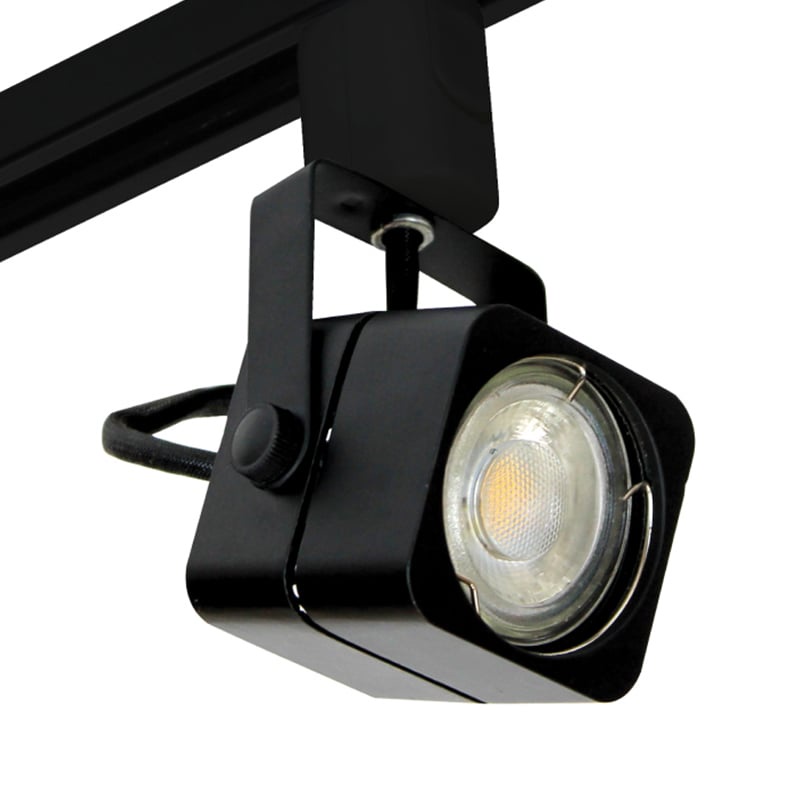 โคมแทรคไลท์เข้าราง GU5.3 LED 7 วัตต์ Warm White BEC รุ่น PENA-S 7W/30K/BK ขนาด 5.6x7.4x15 ซม. สีดำ