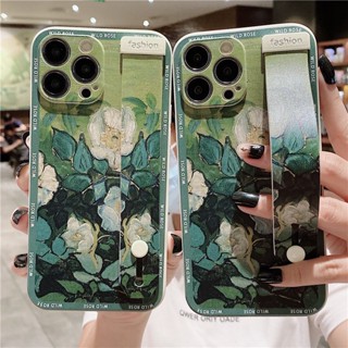 เคส OPPO A98 A77 5G A78 A77s A96 A76 A57 2022 4G A17 OPPO A94 A54 F11 Pro A16 A95 A74 A16k A53 A15 K3 A93 F9 A92 A52 A15s A31 A91 A5s A9 A5 2020 A12 A7 A1K A55 ภาพวาดดอกไม้ สําหรับตกแต่งบ้าน